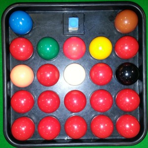 snooker balls