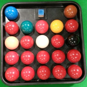 snooker balls